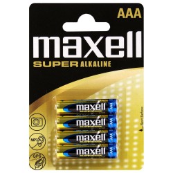 4x Bateria alkaiczna AAA/LR03 Maxell Super Alkaline
