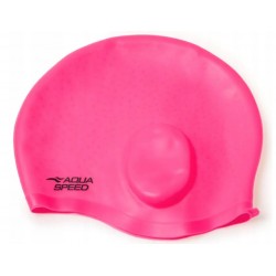 Czepek pływacki z kieszeniami na uszy Aquaspeed Ear Cap Comfort 75 różowy