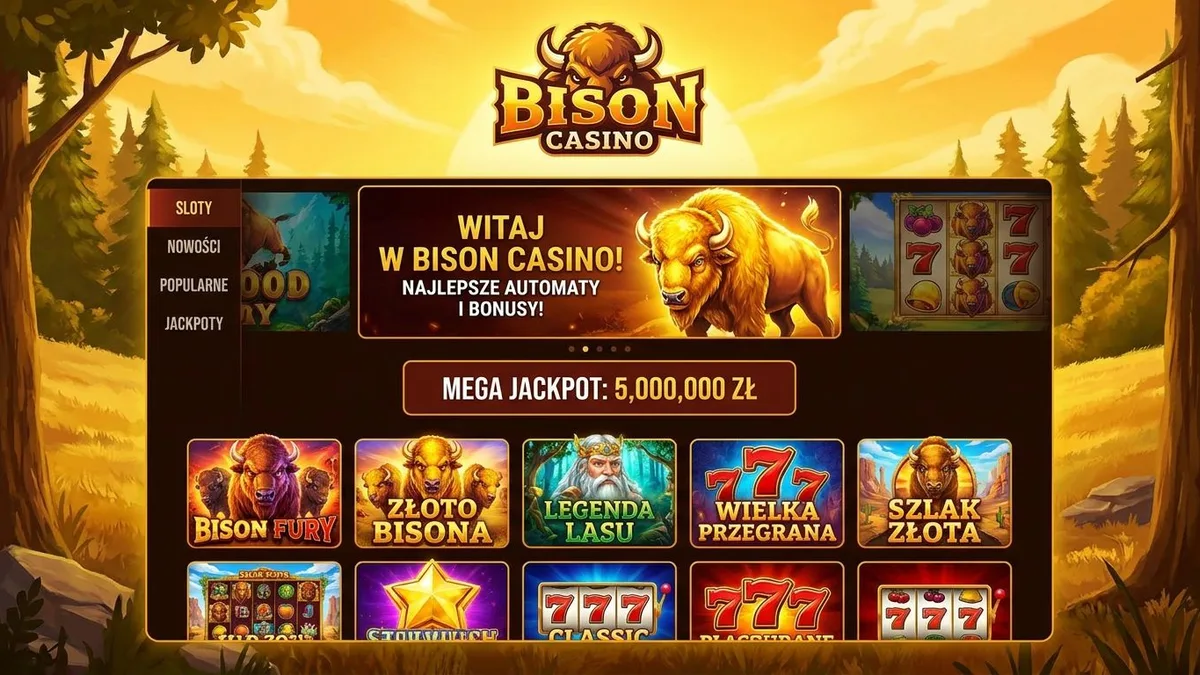 Gry kasynowe Bison Casino